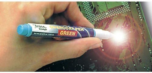 Techspray 2509-GN Overcoat Pen (Green) -2 pack by Techspray