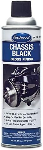 Eastwood Chassis Undercoating | Rust Protection Coating Chip & Scratch Resistant | Automotive Underseal to Protect your Cars Suspension, Chassis, Wheel Arches | Gloss Black 14 Oz Aerosol Can