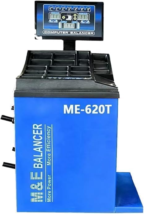 KATOOL Tire Changer Machine and Wheel Balancer Machine Combo ME-T560+ME-B620 with Bead Blaster Asist Arm Tire Changer Tire Machine Tire Repair Tools for Home Garage and Shop Repair, Blue