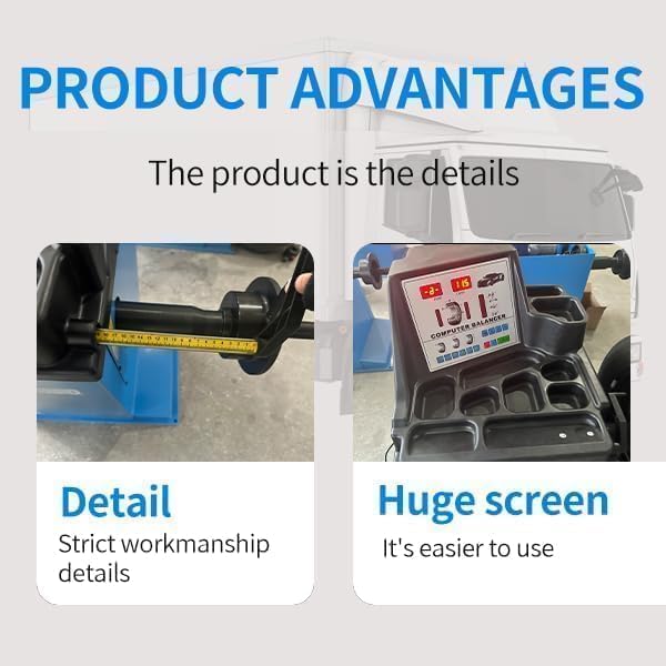 KATOOL ME Tire Changer and Balancer Machine Combo Bead Blaster+Assist Arm Tire Changer Machine Wheel Balancer Machine(560+600)