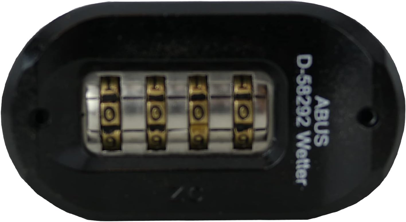 ABUS 190CS/60 High Security Solid Steel Combination Padlock, Closed Shackle