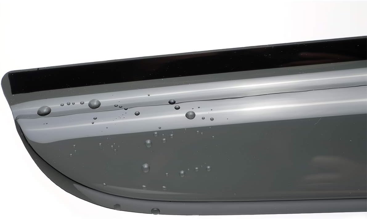 4pcs Original Shatterproof Outside Mount Style Sun Rain Guard Durable Side Window Wind Deflectors Dark Smoke Vent Window Visors Compatible with 2007-2014 Edge 2007-2015 Lincoln MKX 94141