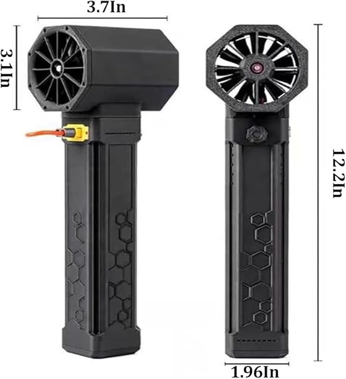 2025 New Jet Blower Cars Dryer, Instant Thrust to 3.5LB, 4 Speeds, with 50000 RPM, 600W High Power, for Patio Lawn Careand Car Drying (Car Dryer)