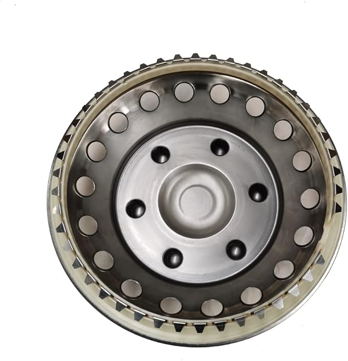 K16A 16" Polished Stainless Steel Dually Wheel Simulator,4pcs Snap on Hubcaps,6 Lug 18 Hand Hole Wheel Cover fit for 2012-2021 Dodge, Mercedes and Freightliner Sprinter Van