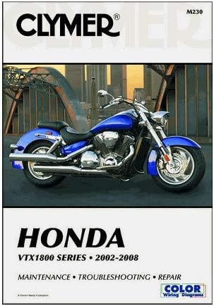 CLYMER HONDA VTX1800 SERIES 2002-2008 *MAINTENANCE *TROUBLESHOOTING *REPAIR