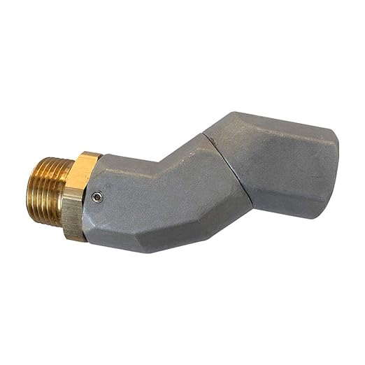 3/4 Inch NPT Fuel Hose Swivel 360 Rotating Connector for Fuel Nozzle Multi Plane Fuel Plane Swivel