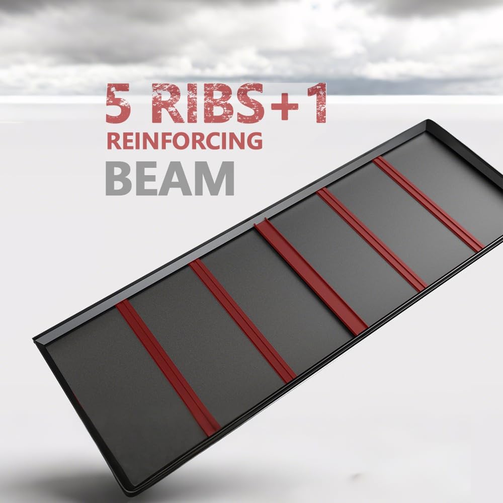 78” H x 55”W x 24”D Metal Garage Shelving, Adjustable 5 - Tier Basement Shelving, Easy Assembly, Large Size Heavy Duty Storage Rack for Garage, Basement & Workshop