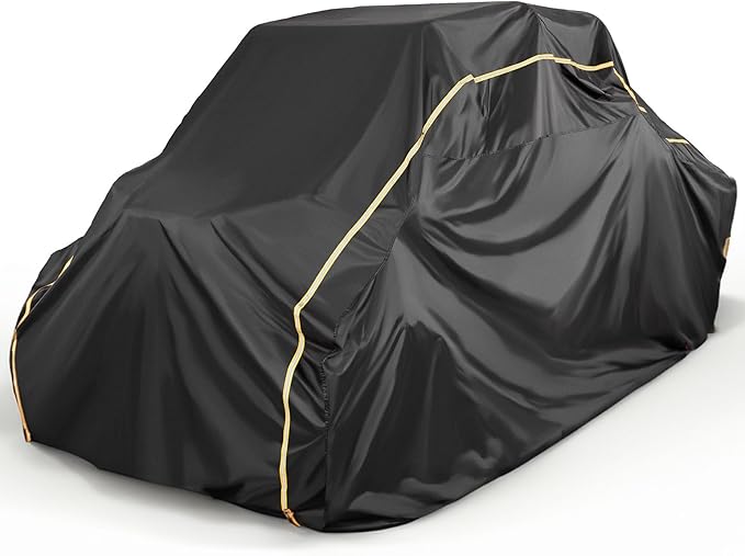 KEMIMOTO UTV Cover 4 Seater Compatible with Polaris RZR XP 4 1000, Polaris Ranger Crew 570, Kawasaki Mule Pro, Gator XUV S4, Zforce 950 Sport 4 Heavy Duty All-Weather Protection 148''x71''x69''