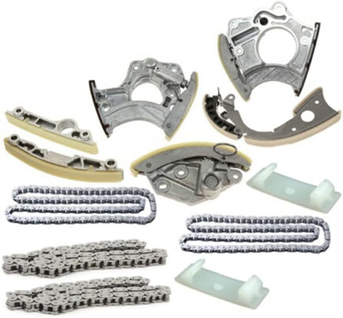 HJ01015A Engine Timing Chain Kit Compatible with AUDI Q5 A6 3.2L 3.0L V6 A8 S6 S7 S8 4.0 V8 CCAA CALA Engine Timing Set Replace # HJ01015A