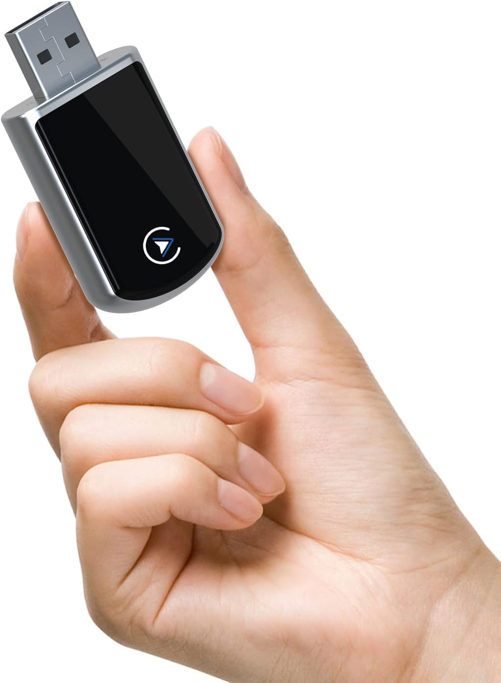 Wireless CarPlay Adapter for iPhone,2 in 1 CarPlay Wireless Adapter,No Latency,Compatible with Over 800 Car Models from 2016+,for iPhone 10+ & Android 11 Above,Black