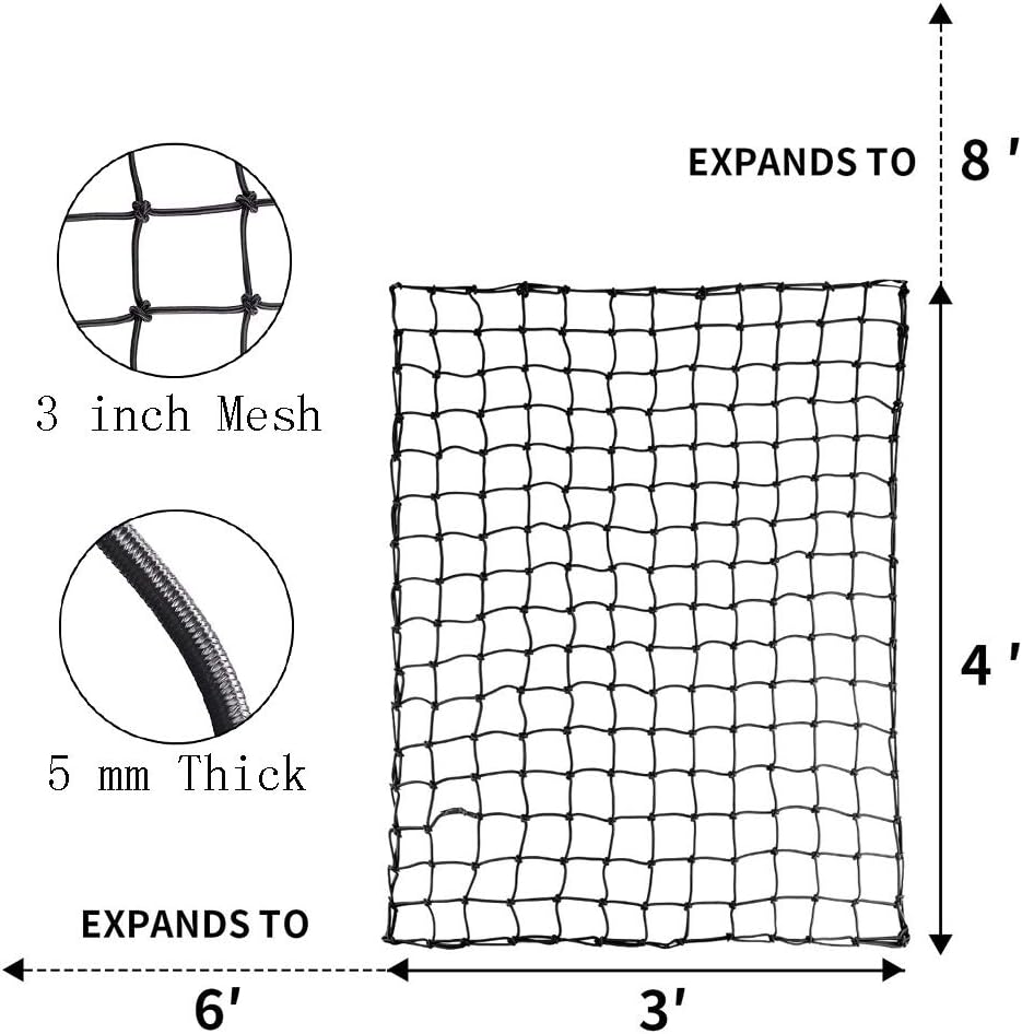 XCAR 64"x 39"x 4" Universal Roof Rack Basket Black with 3' x 4' Cargo Net and Rooftop Cargo Carrier Bag 15 Cubic ft - Car Top Luggage Storage Holder Baskets for SUV Truck Vehicle