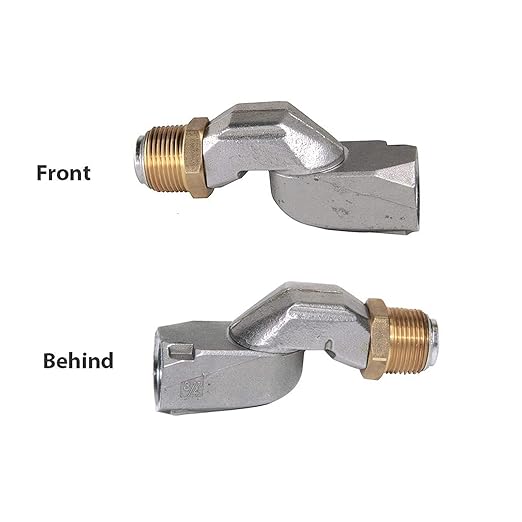 3/4 Inch NPT Fuel Hose Swivel 360 Rotating Connector for Fuel Transfer Pump Fuel Nozzle Multi Plane Fuel Plane Swivel 19mm Male 19mm Female