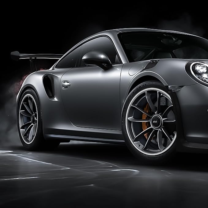 Automotive Alloy Wheel Rim Protector, 19" Wheel Anti-Scratch Protector, Rim Edge Protector, Strips for Curb Rash Prevention, Set of 4 Wheel Accessories Suitable for All Kinds of Vehicles