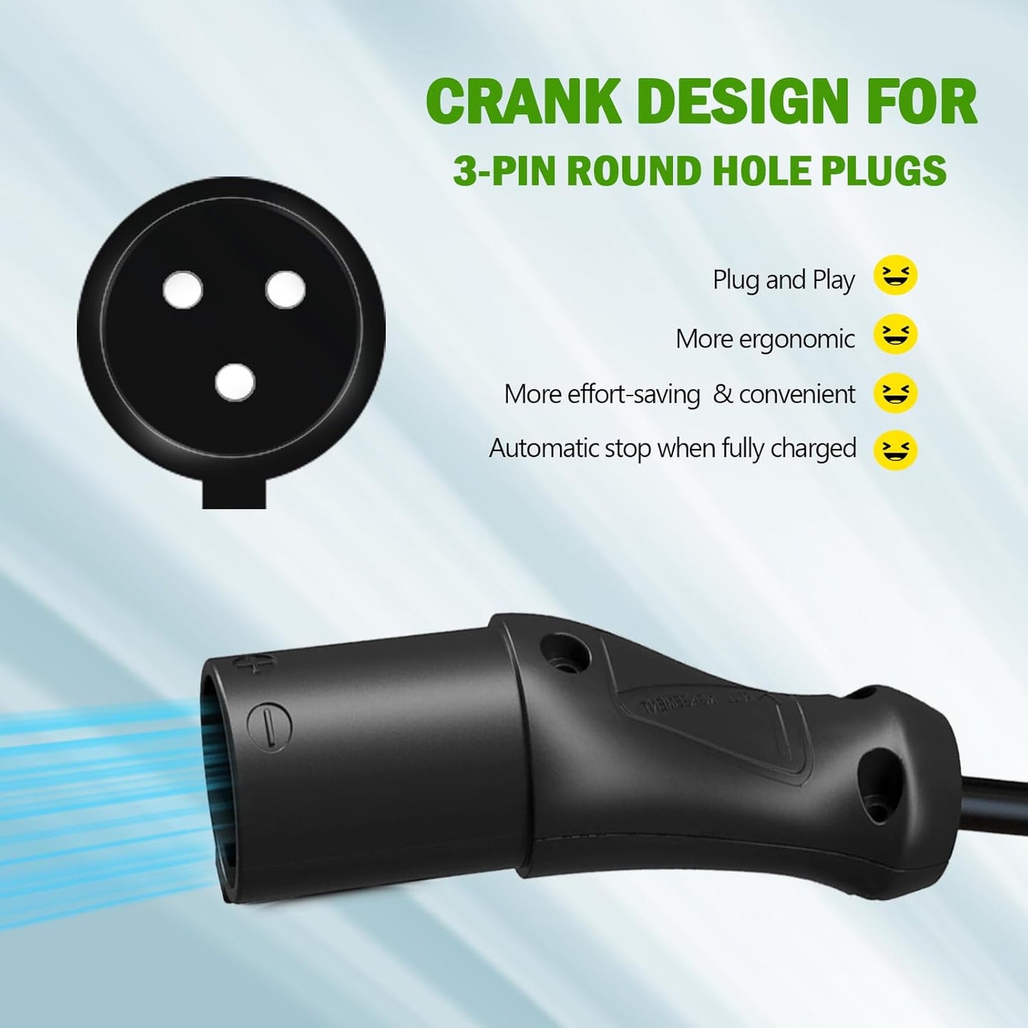 Xislet 15 AMP 48 Volt Golf Cart Battery Charger Compatible with 1995-2025 Club Car Precedent & DS, Round Plug Cable, Lightweight, Waterproof, LED Screen Display, for Lead Acid Battery - Black