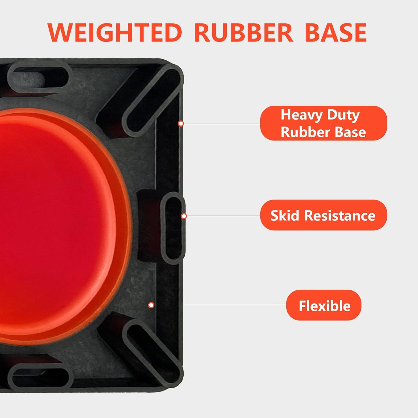 Traffic Cones 28 inch Orange 8 Pack Heavy Duty Safety Cones with Reflective Collars Fit Parking Lot,Driveway Road Traffic Control Construction Cones