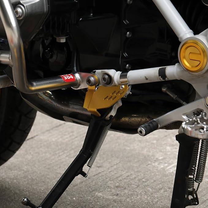 Modeer for R1200 R1250 GS Adventure R1250GS HP -2024 Motorcycle Sidestand Side Stand Switch Protector Guard Cover Cap R 1200 1250 GSA R1250GSA R1200GS adv R1250R R1250RS R1200R R1200RS (Silver)