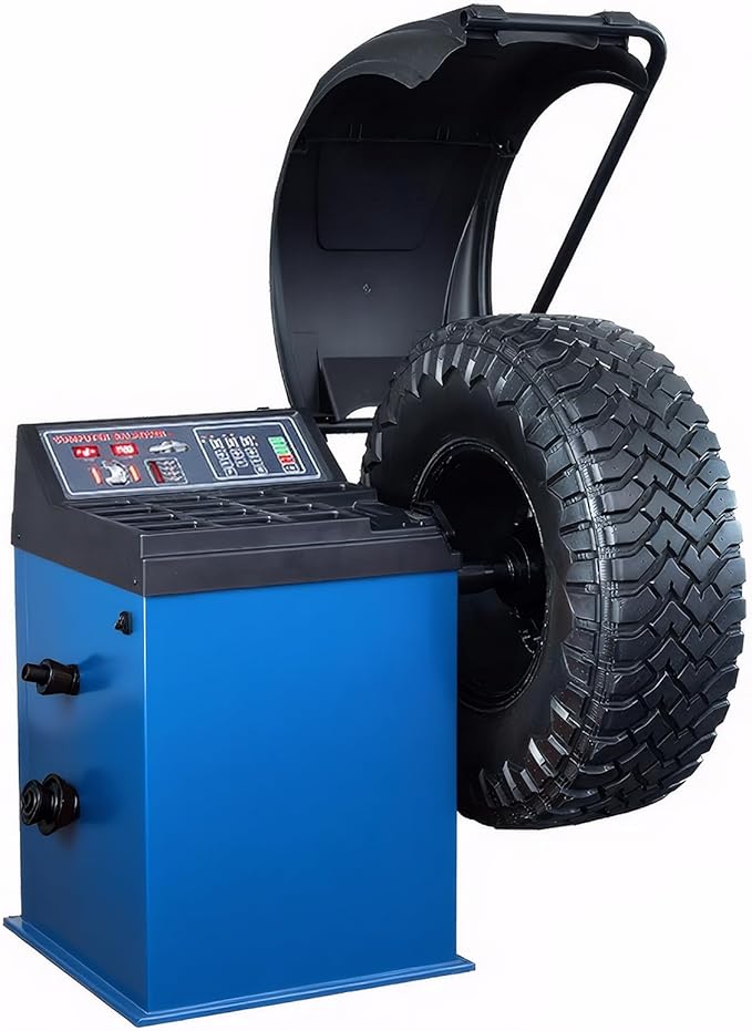 Professional 2.0HP Tire Changer and Wheel Balancer Combo with Bead Blaster Function, 110V Power Supply, 36 Months Warranty, Suitable for 10"-24" Rims (Combo 1)