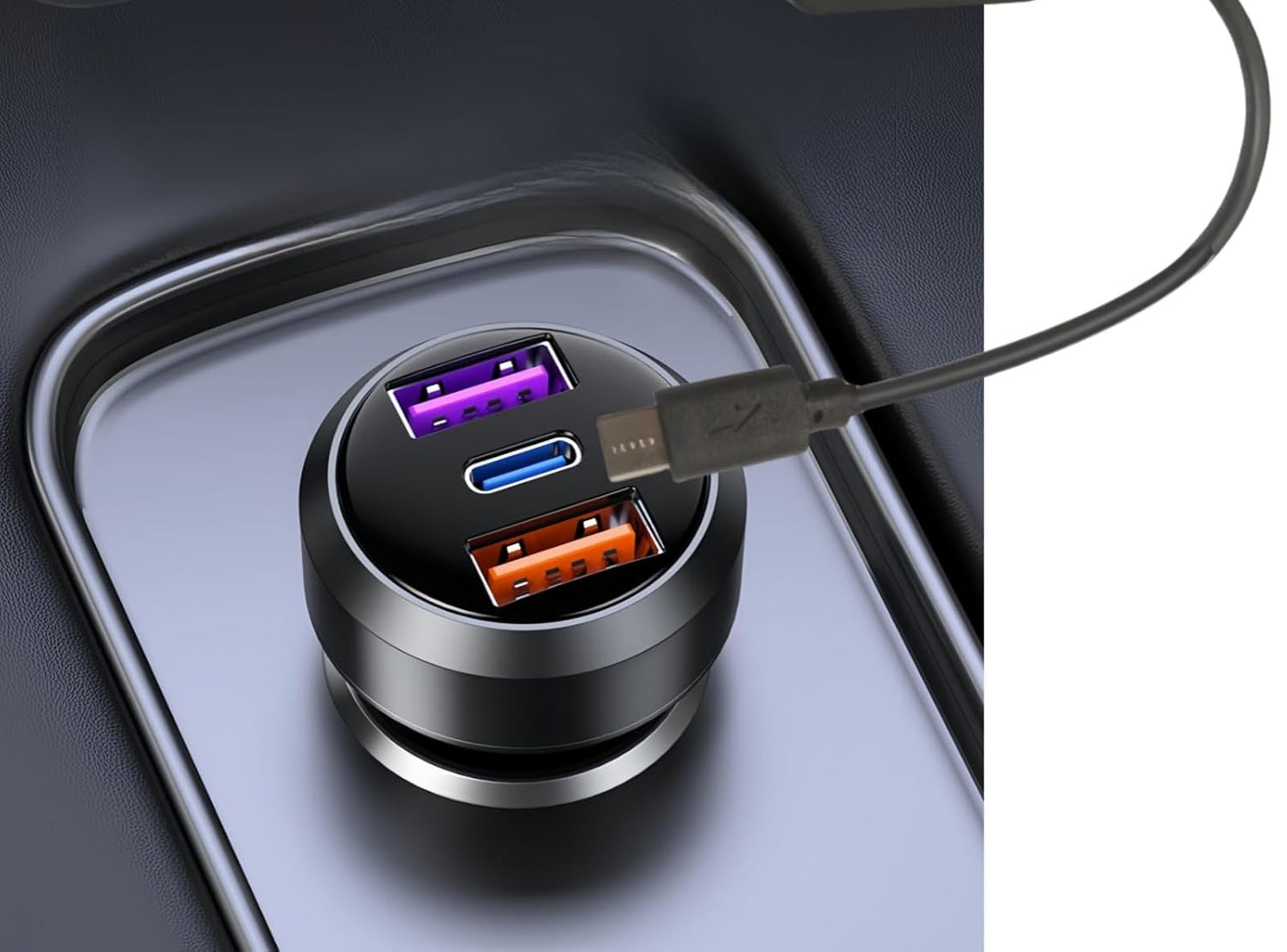 USB C to RJ11 Radar Detector Power Cord Cable(7FT*2) for Escort Valentine One Uniden Beltronics