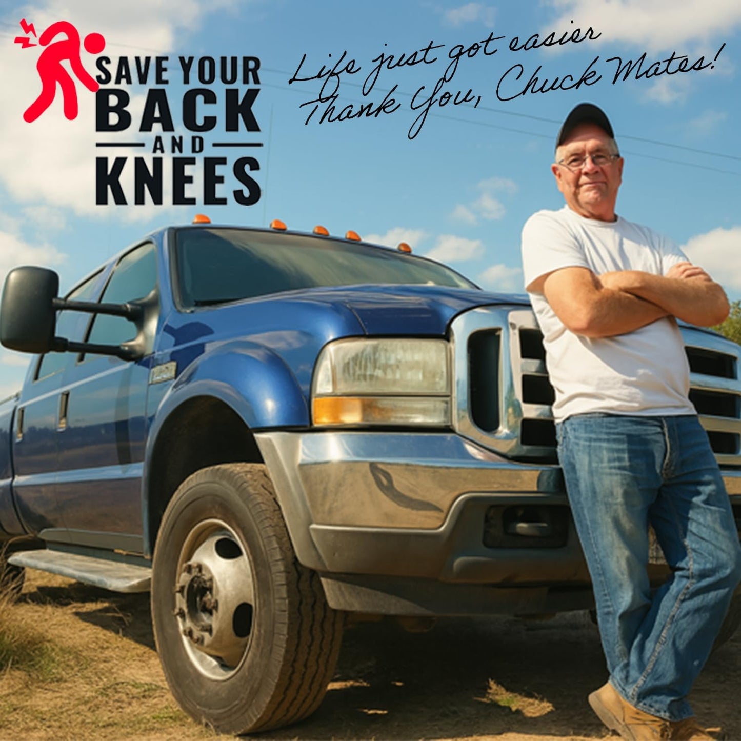 Chuck Mates™ Reach360™ Platinum Series Articulating Rigid 7" Extension with Adapter for Tire Inflators | Dually Trucks RV Bicycle Car Semi