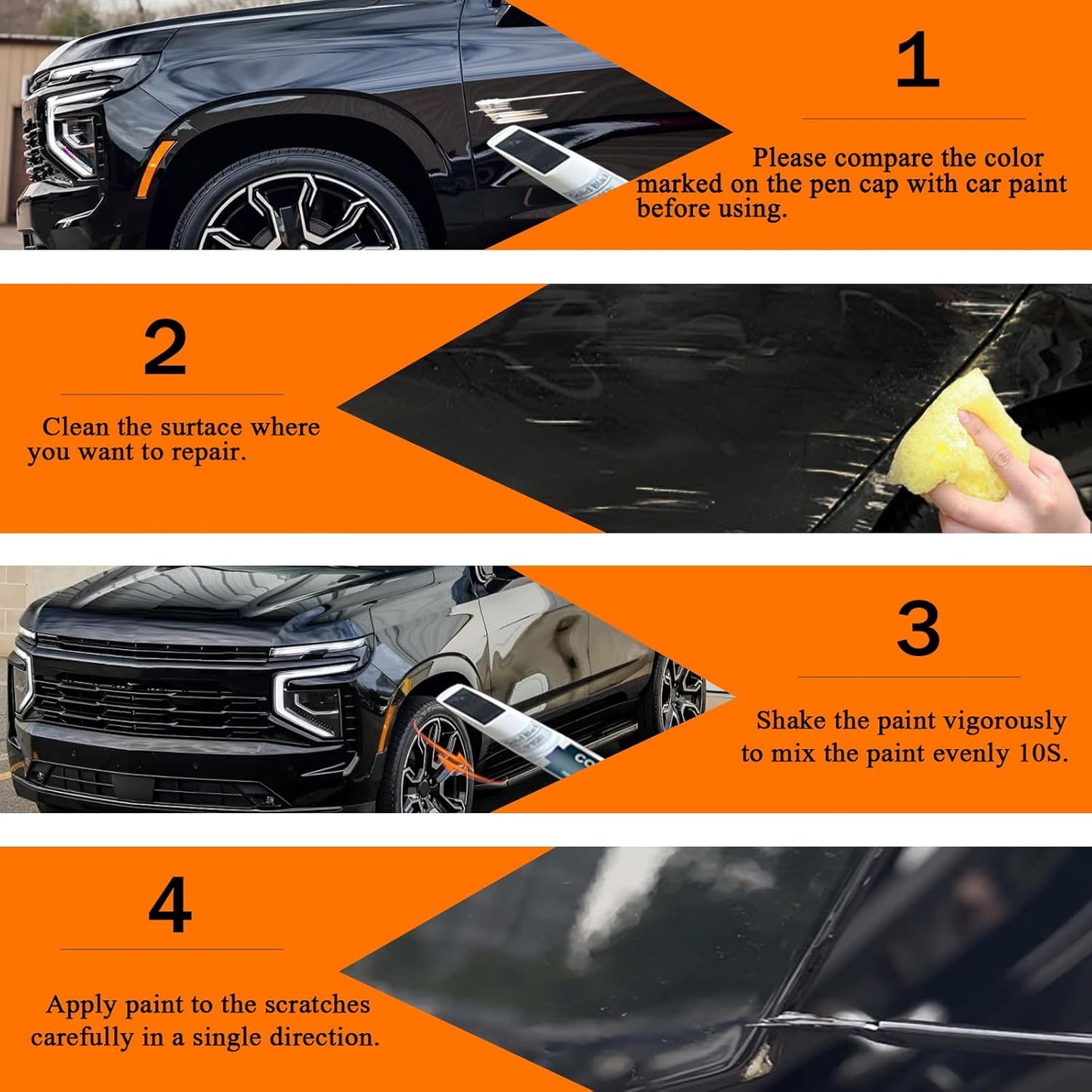 Iridescent Pearl Tricoat(G1W/WA140X) Touch Up Paint Compatible with Chevrolet, Car Paint Pen Scratch Repair Two-In-One Touch Up Paint, Premium Car Scratch Remover for Deep Scratches