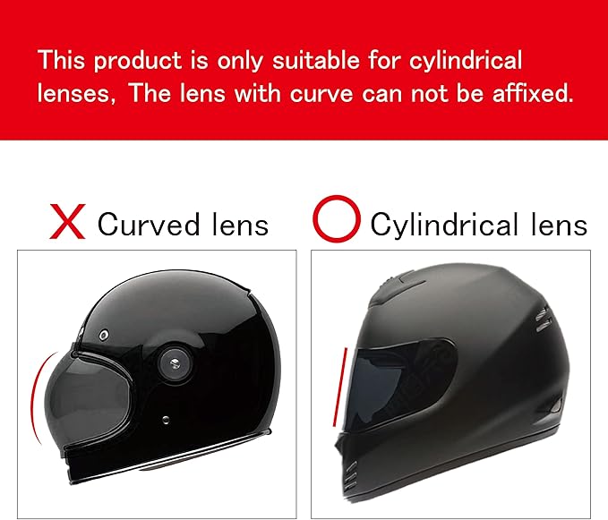 XII WY Motorcycle Full Face Helmet Shield Insert - Photochromic Anti-Fog Film, Transitional Visor, Clear to Indigo Tint, Sun-Responsive, Transparent Indoors