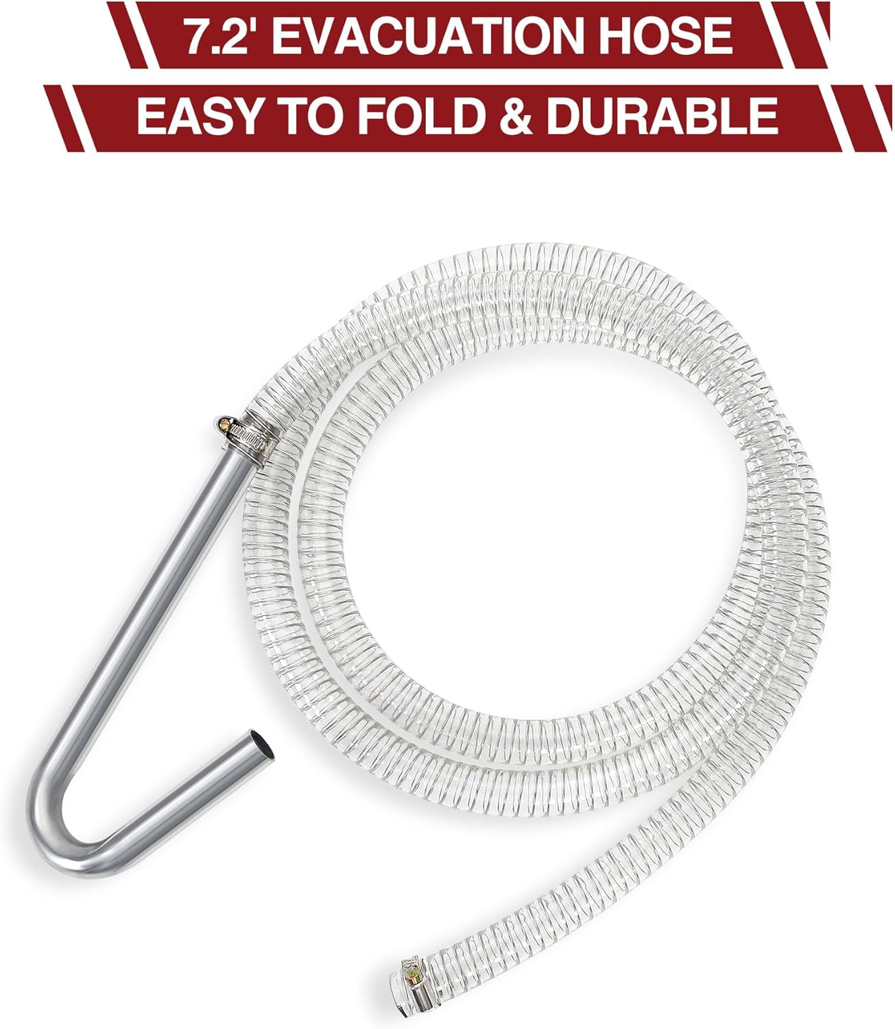 DEXSO 20 Gallon Electric Oil Drain Pan with 110V Pump & 8 Ft Hose, Low Profile & T Folding Handle Oil Drain Cart for Truck Cars SUVs