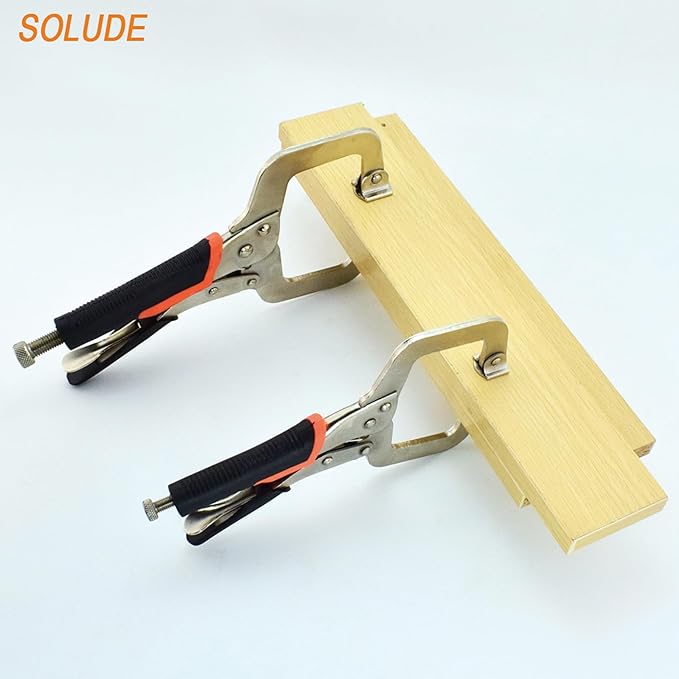 11-Inch C-Clamp Locking Pliers,Heavy Duty Vise Grip Locking Pliers With Swivel Tips for Woodworking,Welding,Home(2 Pack)