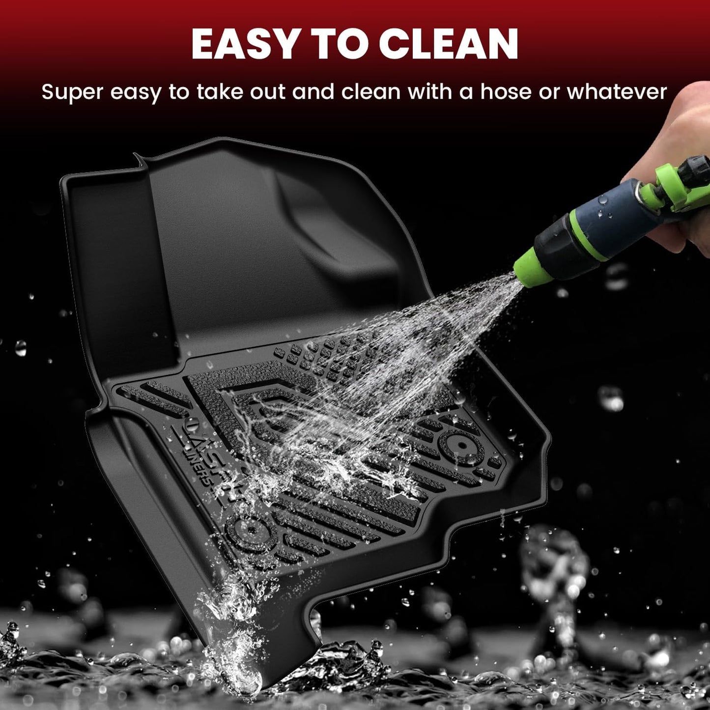 LASFIT Floor Mats&Trunk Liner for Ford Expedition(Not for Max Models) 2018-2024 8 Seats, All Weather TPE Custom Fit for SUV Car Liners, 1st& 2nd& 3rd& Cargo Liner, Black 5pcs