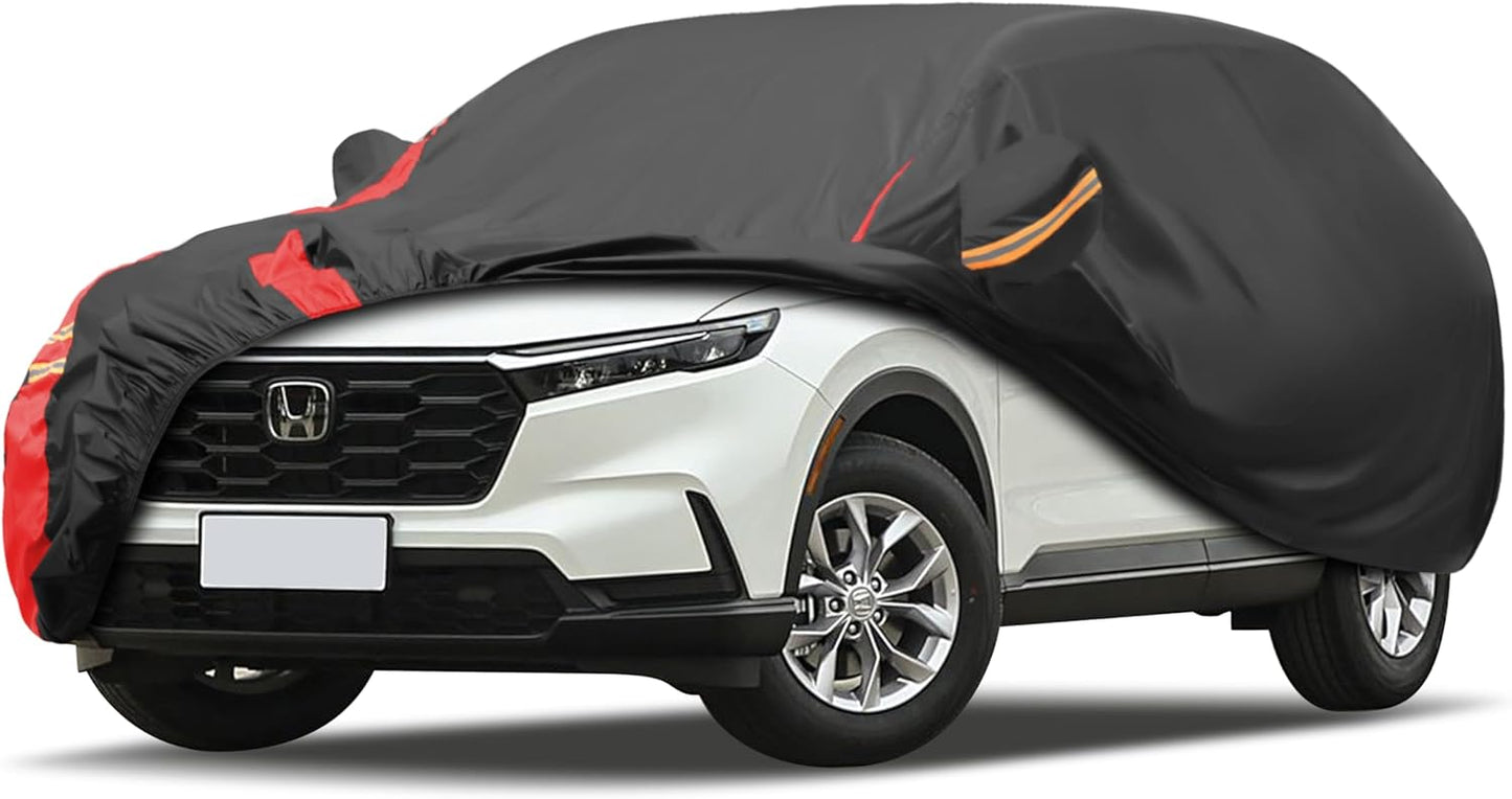 Waterproof All Weather Full Exterior Cover Rain Snow UV Protection Cover ,Car Cover Custom Fit for Toyota RAV4 1996-2025, Honda CRV 1997-2025.