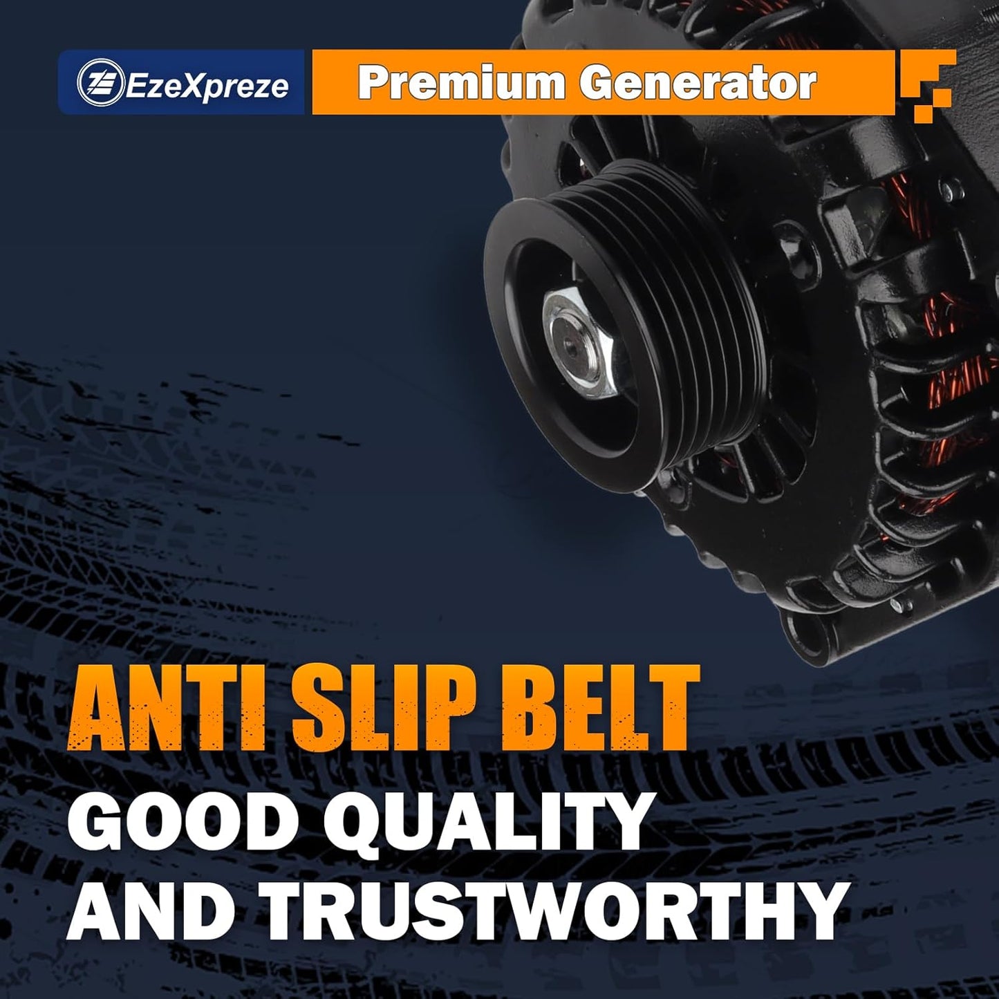 Ezexpreze Alternator Replacement for 99-07 Chevrolet Silverado 1500, 02-06 Avalanche, 99-07 GMC Sierra 1500,03-06 Envoy, 00-04 Yukon 4.3 5.3 6.0 8.1L, 02-04 Cadillac Escalade 160A 40012204