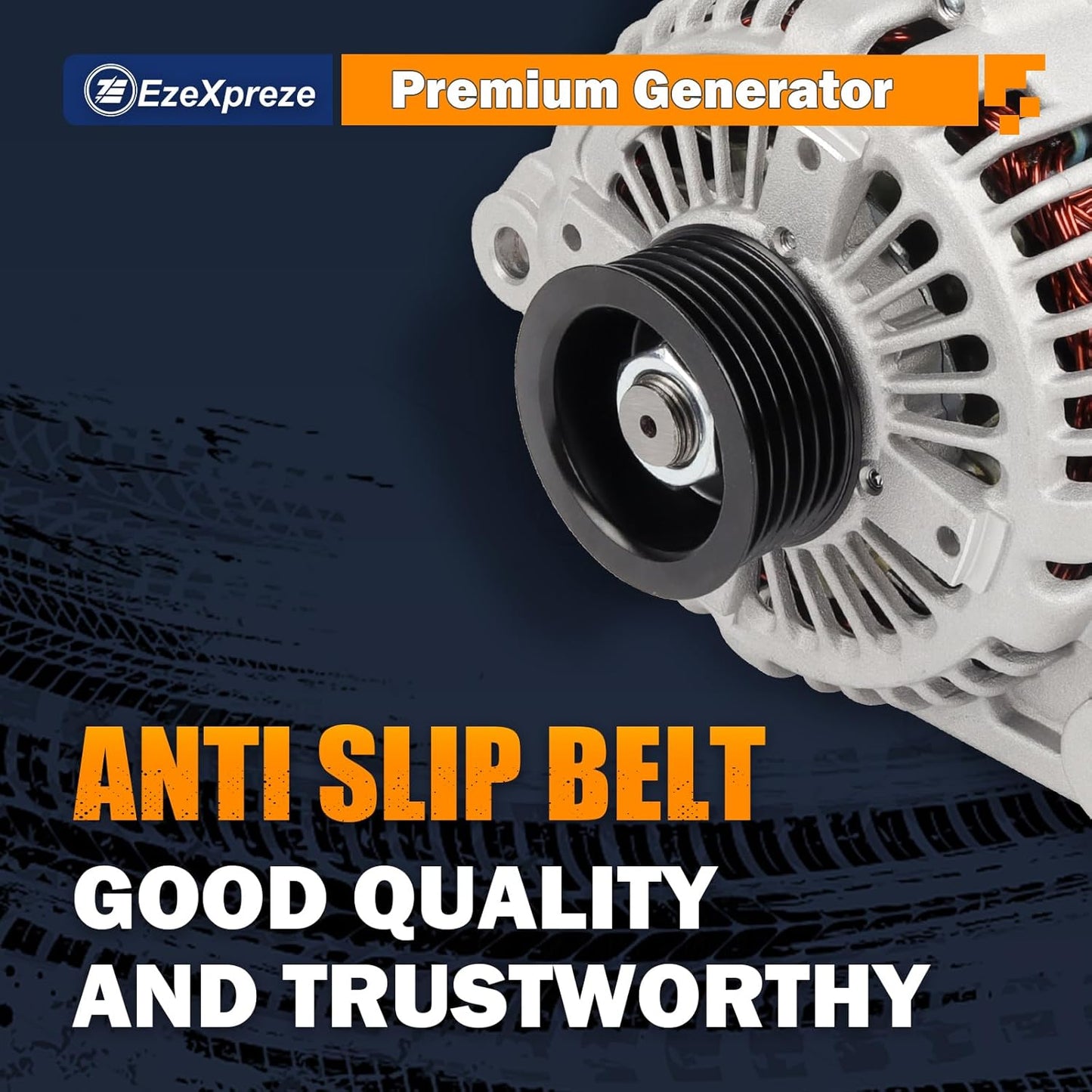 Ezexpreze 11191 New Alternator Replacement For 2006-2012 Kia Hyundai 3.3 3.8L,06-11 Azera,06-10 Santa Fe Sonata, 07-10 Entourage Veracruz, 07-09 Kia Sorento, 06-09 Sedona, 10-11 Borrego, V6