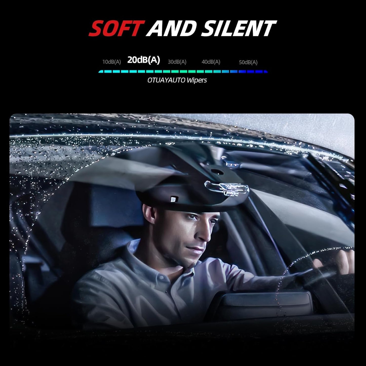 OTUAYAUTO Premium Windshield Wiper Blades - Replacement for Ford Explorer 2011-2023 - Precision Fit, All-Weather Performance, Front and Rear Wiper Blades, Pinch Tab - 26"+22"+11" (Pack of 3)