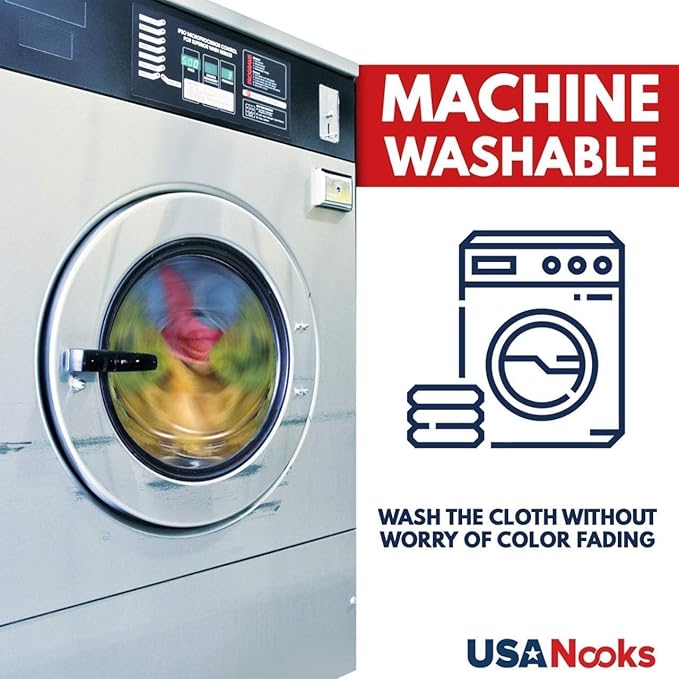 USANOOKS Microfiber Cleaning Cloth - 24Pcs (12.5x12.5 inch) High Performance - 1200 Washes, Ultra Absorbent Towels for Cars Weave Grime & Liquid for Streak-Free Mirror Shine