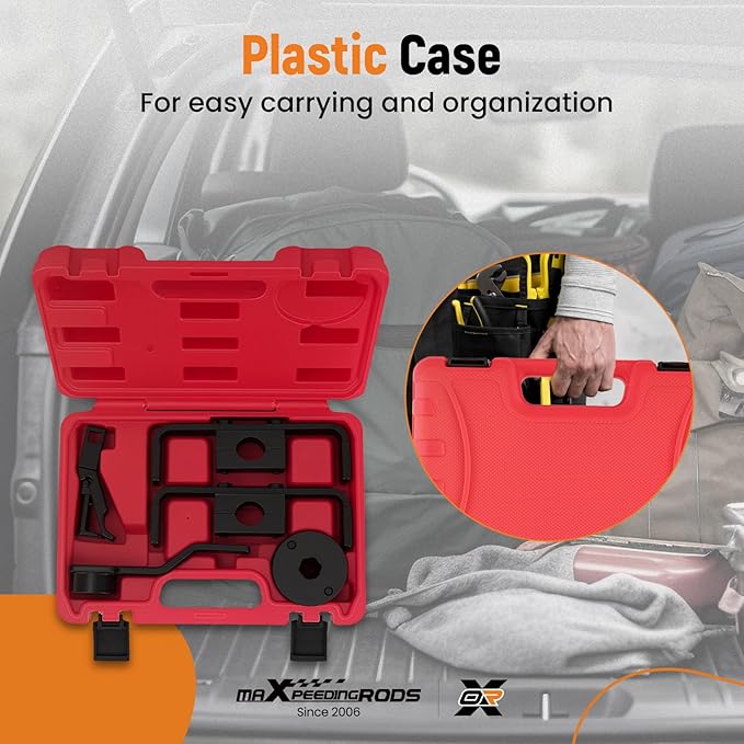 maXpeedingrods Timing Tool Kit for Ford 4.6L 5.4L 6.8L 2-Valve and 4-Valve Engine with Valve Spring Compressor Tool, Camshaft Holding Tool, Crankshaft Positioning Tool, Camshaft Positioning Tool