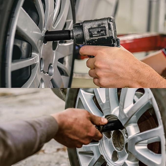 3/8" Drive Deep Impact Socket, 9/16 Inch SAE Socket, CR-MO 6 Point for Easy Removal of Axle Nut