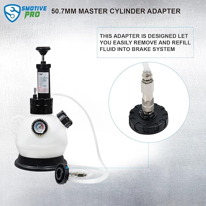 50.7mm Master Cylinder Bleeder Adapter Compatible with Most Imported and Some Domestic Vehicles