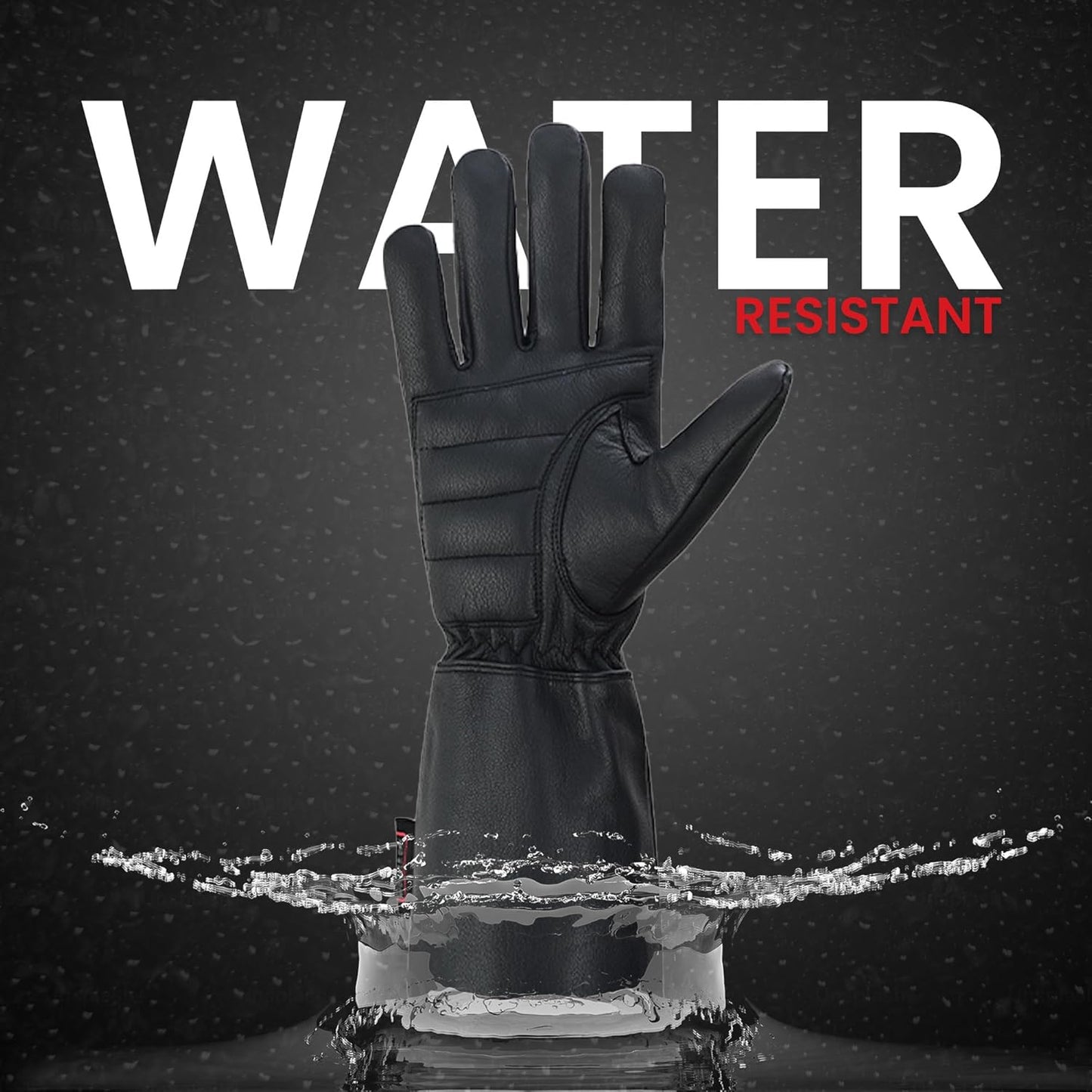 Hugger Women’s Classic Motorcycle Glove Seasonal Wind Stopper Lined Gauntlet