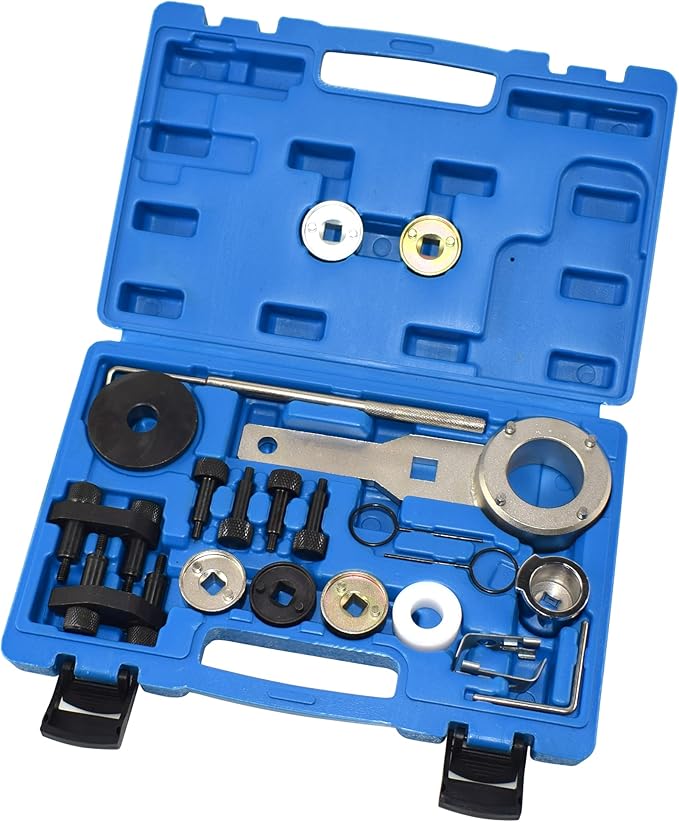 Camshaft Crankshaft Engine Timing Tool Kit Compatible with Audi VW VAG 2006-2018 EA888 1.8 2.0 TSI TFSI T10355 T10060A T10352 T10368 T40011 T40196 T40267, Upgrades Version with Case & Gloves