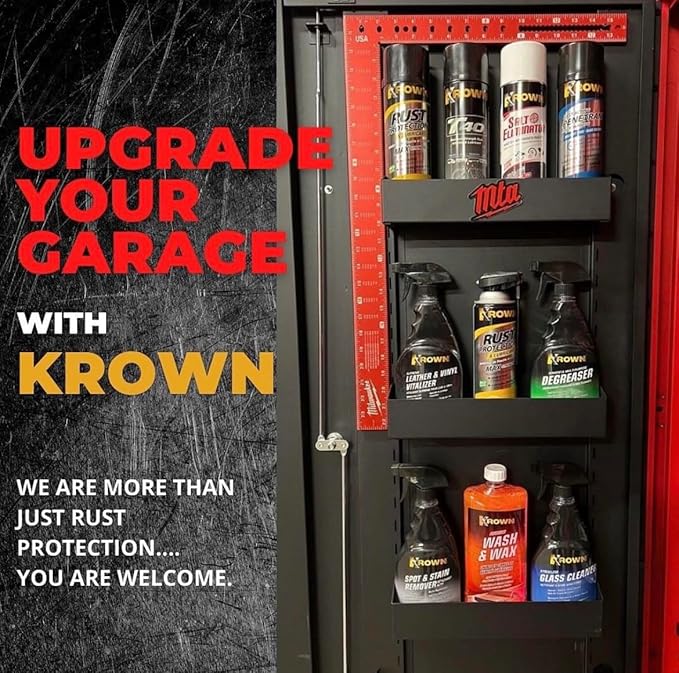Krown, Rust Inhibitor, Rust Proofing, Anti-Rust Coating, Corrosion Protection, Automotive Undercoating, Truck & Car Rust Prevention, Self-Healing, No Solvents, Underbody Protection (1 Gallon)