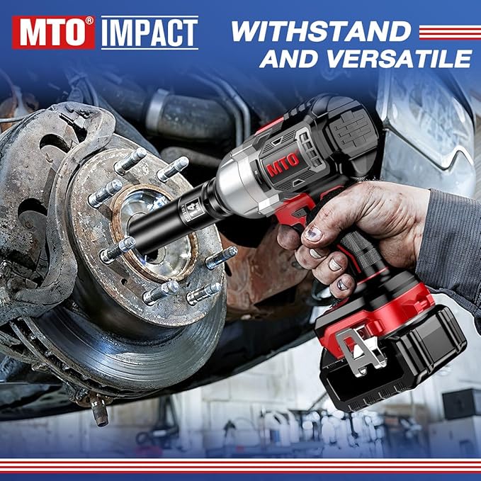 MTO 1/2" Drive 14mm Deep Impact Socket, 6-Point Metric Socket for Automotive Maintaince, CR-V Steel Meets ANSI Standards