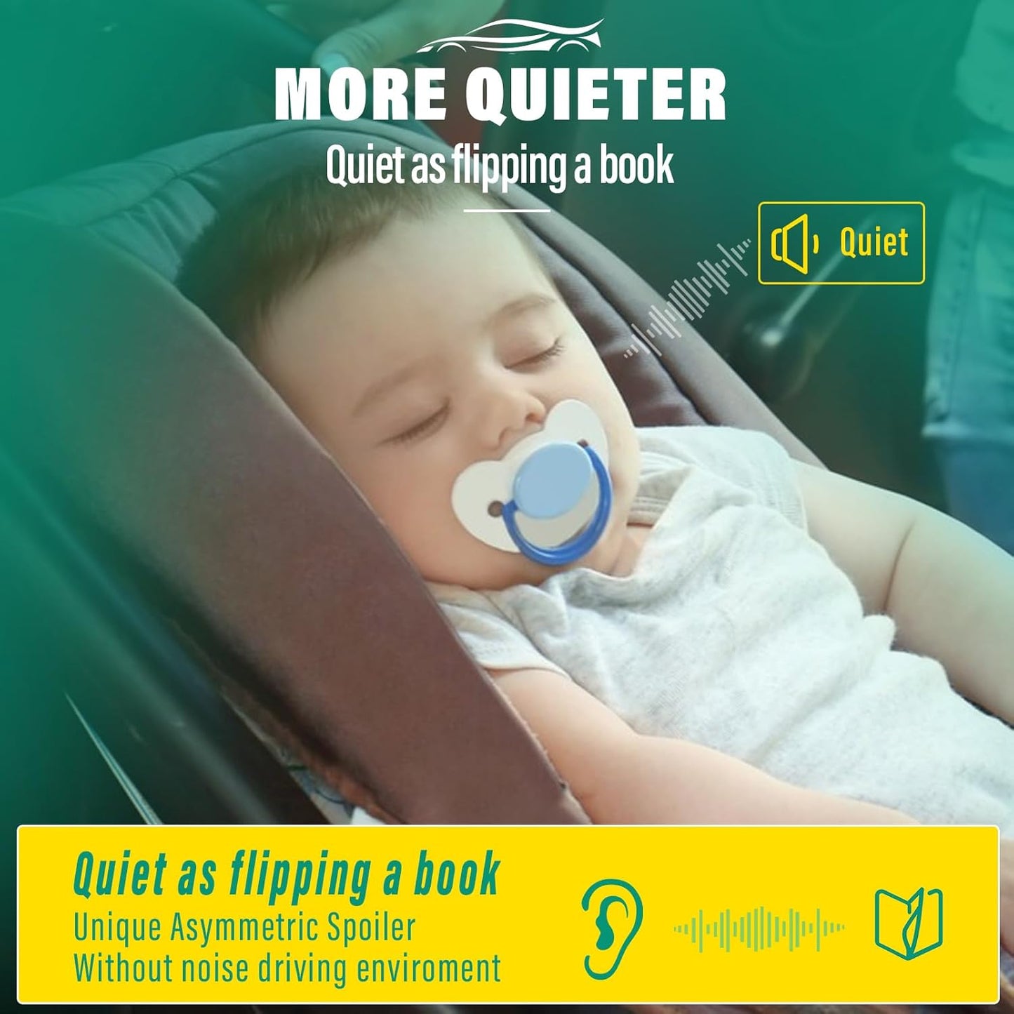 24" 20" 15" Windshield Wiper Blades Replacement for Ford Mustang Mach-E 2021 2022 2023 2024 Mustang Mache Premium All Weather Front Rear Wipers Set - OEM Quality (Pack of 3)