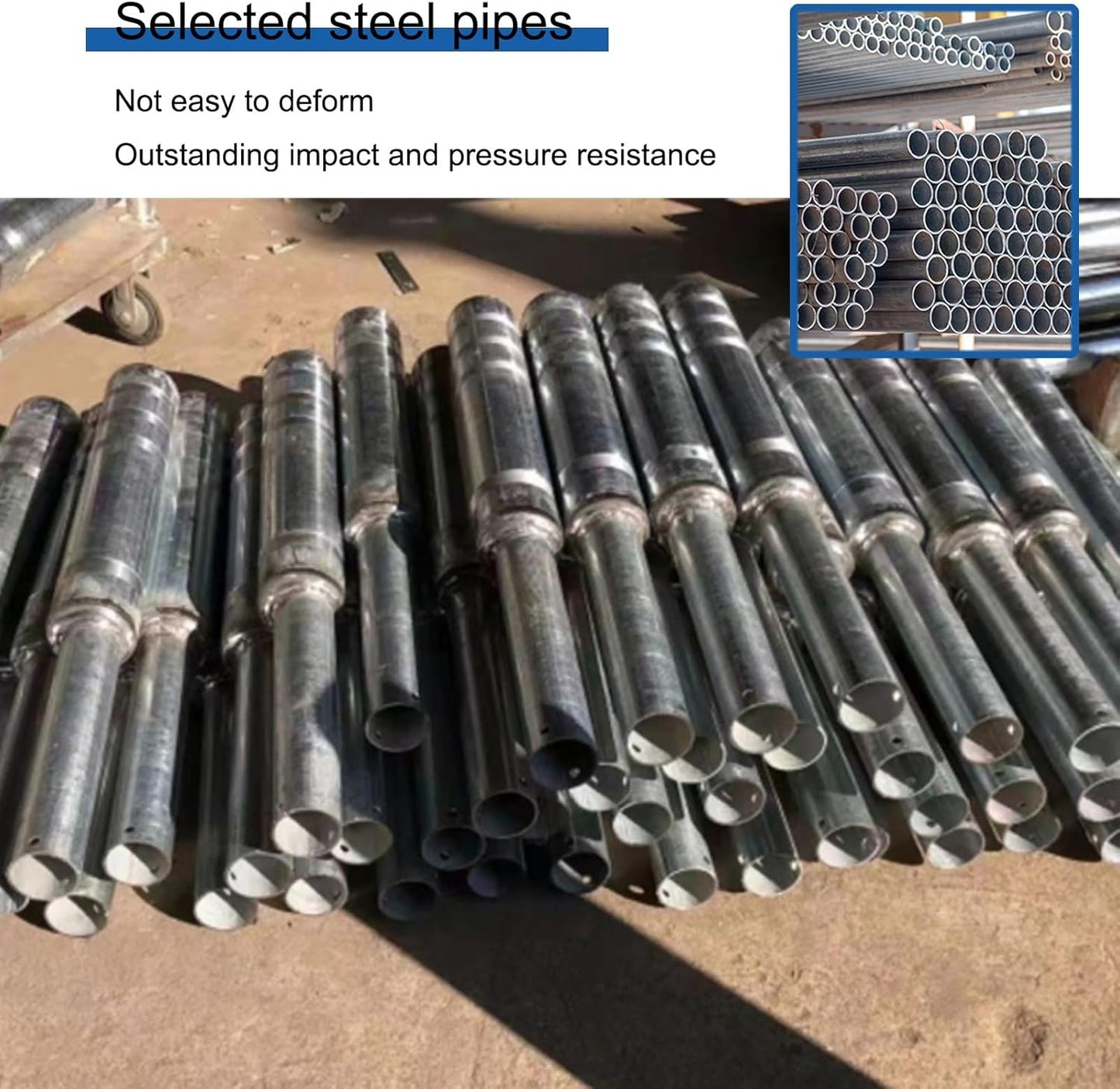 Metal Safety Bollard, Car Parking Protection Posts, Personal Garage Driveway Barrier, Crash Column Safety Warning Column, for Traffic Control(Gray (4PCS))