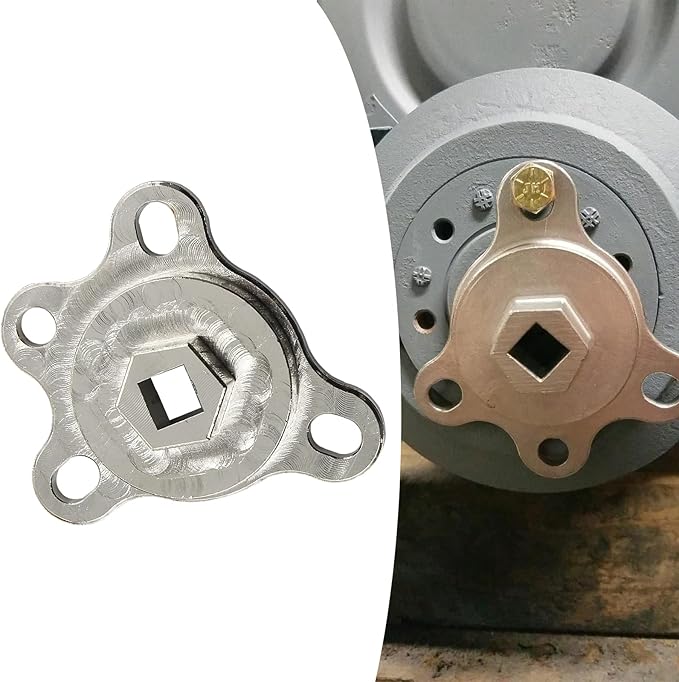 Crankshaft Turning Tool Engine Rotation Adapter Tool Compatible with Chevy Ford V8 Engines