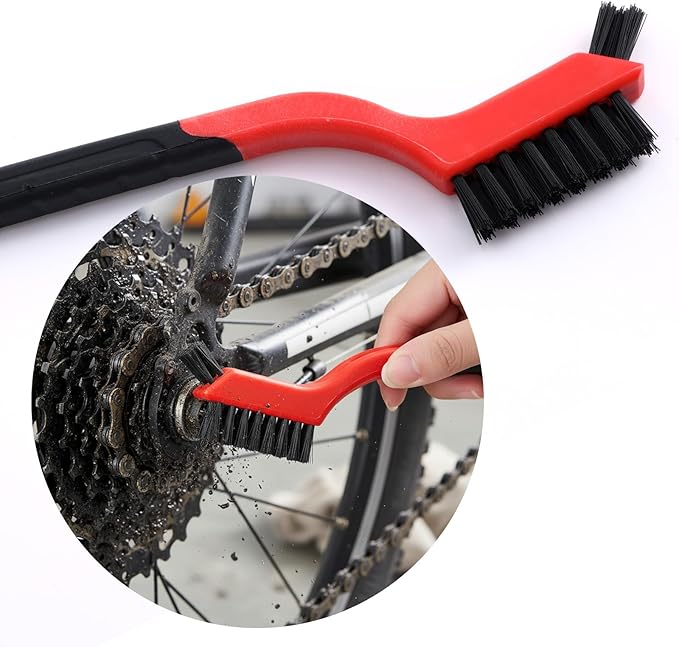 Lusofie 5 Pcs Nylon Cleaning Brushes Non-Scratch Nylon Bristle Brush Detailing Brushes with Hanging Hole and Mini Head for Tight Spaces, Delicate Surfaces, Ergonomic Grip