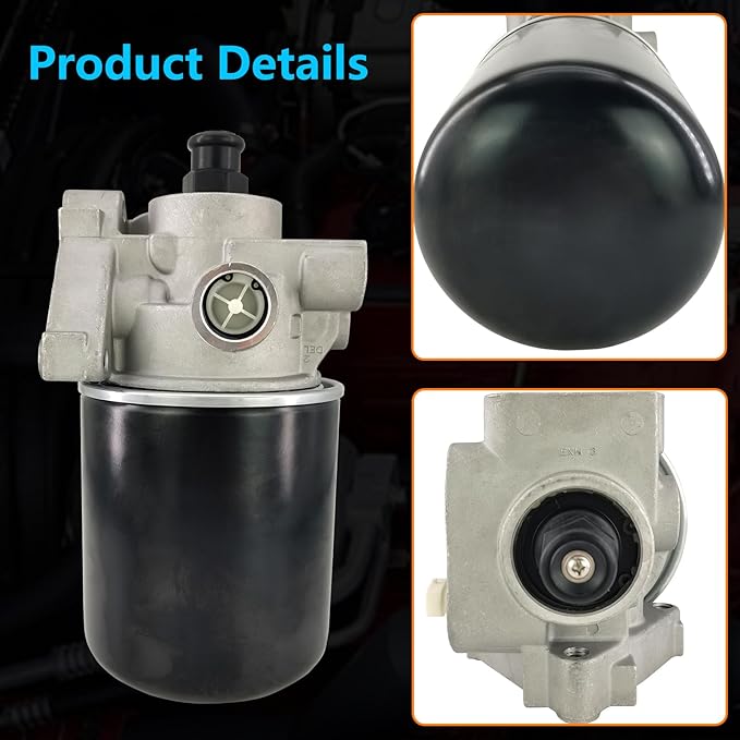 800887 Air Brake Dryer Assembly 12V with Desiccant Cartridge Kit Fit for Freightliner Peterbilt Kenworth Trucks