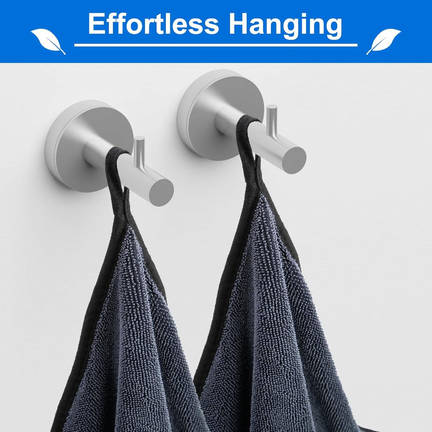 CICMOD Car Drying Towels 35"x24" Large Microfiber Towels for Car Detailing 600 GSM Gray - 4 Pack