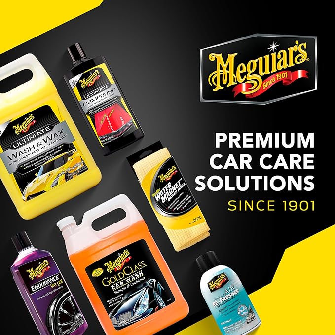 Meguiar's G16402 Whole Car Air Re-Fresher Odor Eliminator Mist, New Car Scent, 2 Fluid Ounces