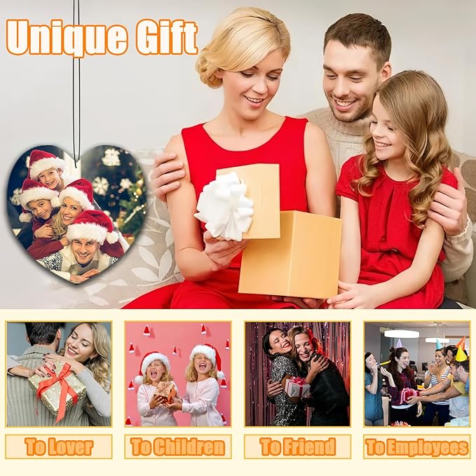 20/50/100Pcs Custom Car Air Freshener with Picture Photo Logo, Personalized Gifts for Men Personalized Air Freshener for Car Bulk Hanging Ornaments for Rear View Mirror. (20 Round)
