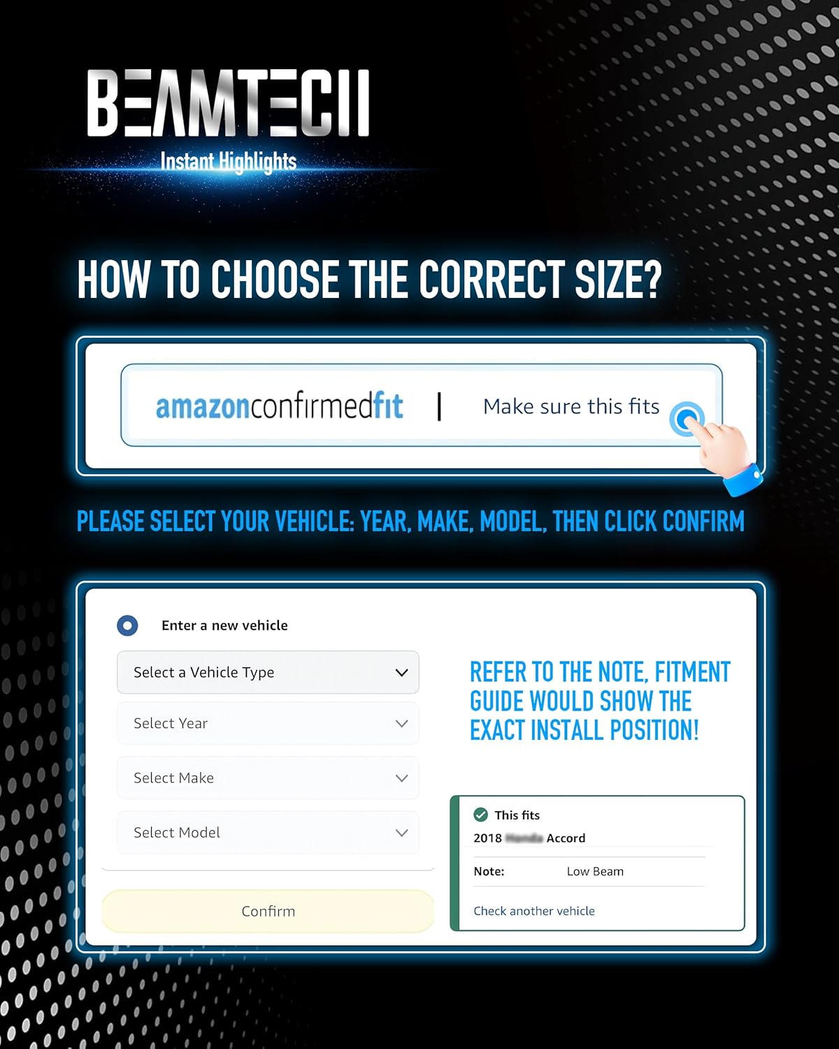 BEAMTECH H13 9008 Powersport Bulb For H13 Off-Road Or Fog Light 2 PCS