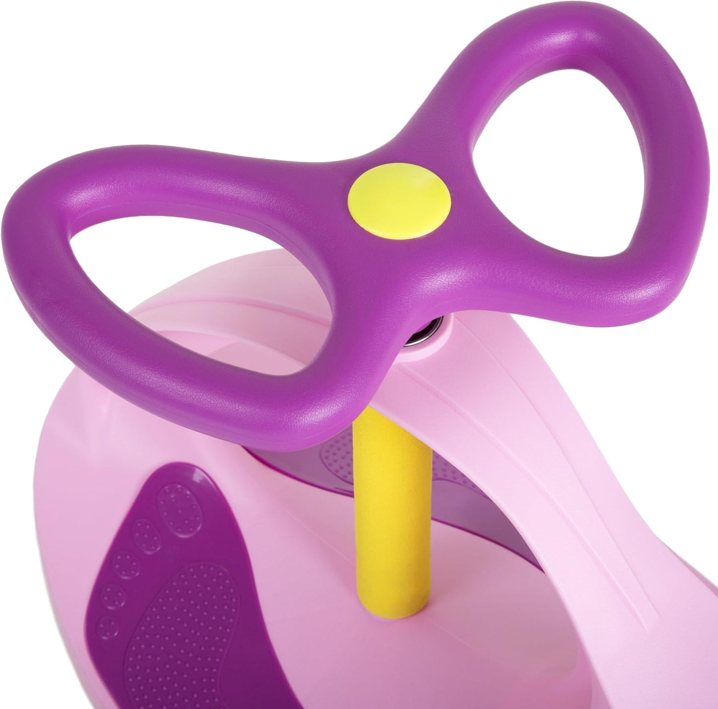 Wiggle Car - Ride on Toy for Ages 3 and Up - Toddler Ride on Toys with no Batteries, Gears, or Pedals Just Twist, Wiggle, and Go by Lil’ Rider (Pink)